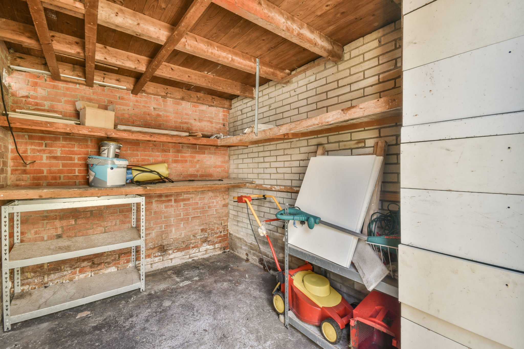 Garage With Belongings 