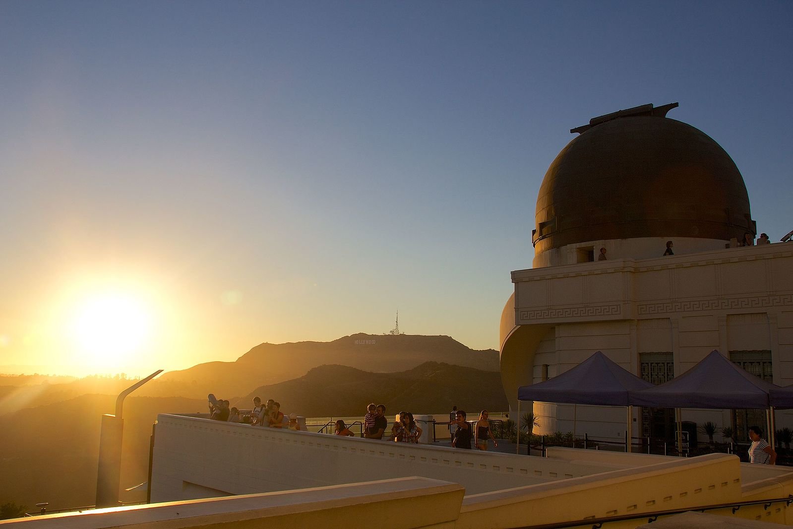 Griffith Observatory to Hollywood Sign View